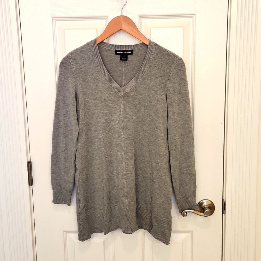 DKNY JEANS Grey Sweater Size Small